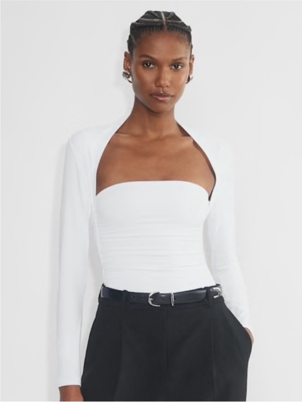 New without Tags - Aritzia Women Body Contour Flourish Long sleeve - Picture 2 of 9